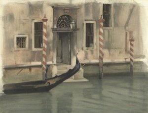 Kanal i Venedig av Willem Arnoldus Witsen