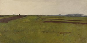 Landskap med fält av Willem Arnoldus Witsen