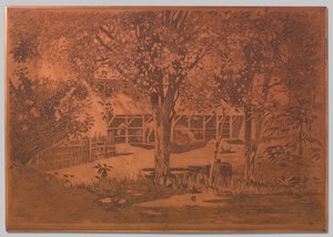 Häststall, Gambar av Willem Arnoldus Witsen