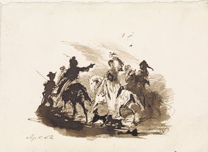 Falkejakt av Willem de Famars Testas