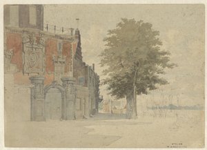 Groothoofdspoort i Dordrecht av Willem de Haas Hemken