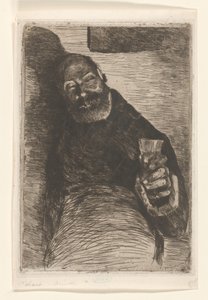 Drinker (originaltitel på objekt) Man med upphöjt glas (originaltitel)