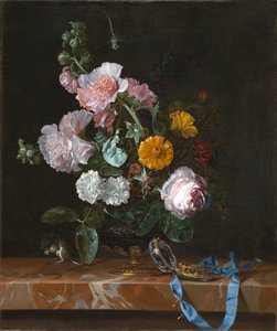 Vanitas Flower Still Life, ca 1656-1657 (olja på duk)