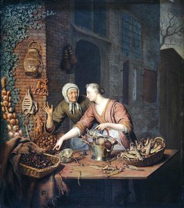 The Market Stall, ca 1730 (olja på panel)