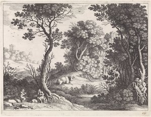 Mercury, Argus en Io av Willem van Nieulandt (II)