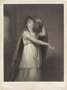 Porträtt av Johanna Cornelia Ziesenis-Wattier Ziesenis f. Wattier, i Epicharis karaktär (titel på objekt)