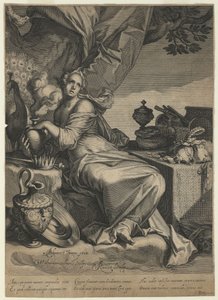 Allegori om världsliga ägodelars fåfänga och övergående natur, 1608