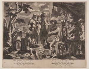 Areopagite Judges of Athens, plansch 8 från Rättvisans tron (Thronus Iustitiae)