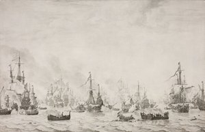 Slaget vid Downs Slaget vid Downs mot den spanska armadan, 21 oktober 1639