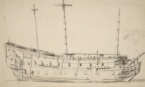 Porträt eines Zweideckers, ca. 1675