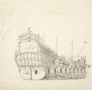 Porträtt av "Ijlst" (1653), ca 1665 (grafit, grå lav)