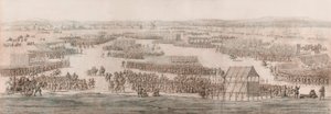 En stor recension på Hounslow Heath av Willem van de the Elder Velde