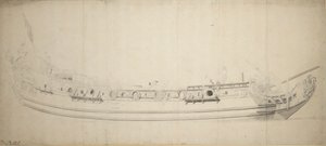 Porträtt av "Saudadoes", ca 1676 (grafit, grå lav)