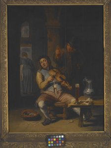 The Revelers (olja på trä)