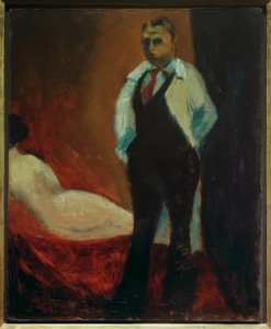 Selbstporträt im Atelier