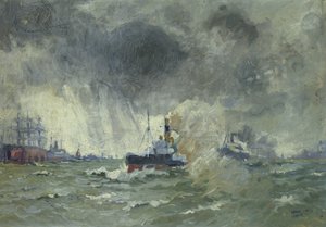 Norsk lotsbåt av Willi Otto Max Lange