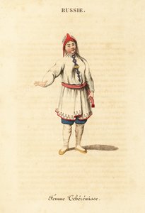 Sommarklänning av en Mari kvinna av William (after) Alexander