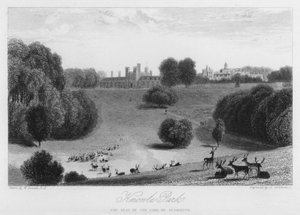 Knowle Park, sätet för Earl of Plymouth (gravyr)