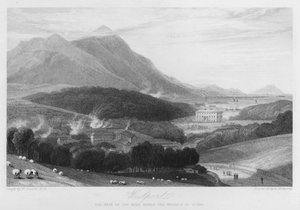 Westport, sätet för markisen av Sligo (gravyr)