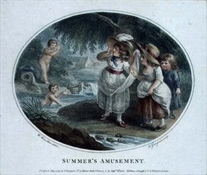 Sommarens Nöje, graverad och pub. av Thomas Gaugain (1748-1812)