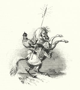 Horseman Of Brass (gravyr) av William (after) Harvey