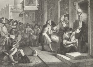Goodchilds bröllopsdag av William (after) Hogarth