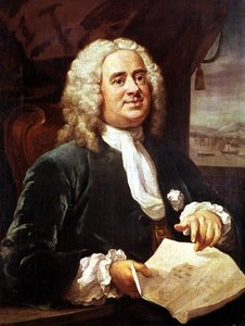 Porträtt av Daniel Locke (ca 1682-1754) (olja på duk) av William (after) Hogarth