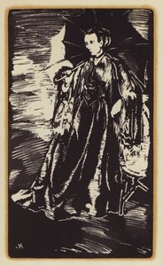 Illustration för Memoirs of a Fox-Hunting Man av Siegfried Sassoon (träsnitt) av William (after) Nicholson