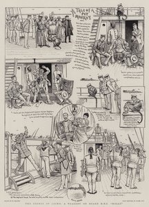 The Crimes of Jocko, en tragedi ombord på HMS "Holly" (gravyr)