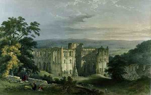 Rievaulx Abbey i Rye Valley, från 