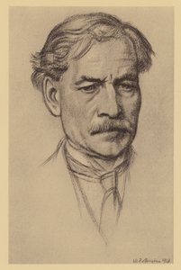 Porträtt av Rt Hon J Ramsay Macdonald (litografi) av William (after) Rothenstein