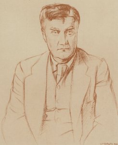 Ralph Vaughan Williams (litho) av William (after) Rothenstein