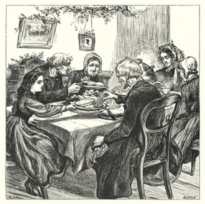 Jul i arbetshuset (gravyr)