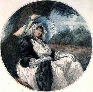 Alinda, graverad av konstnären, pub. av Torre & Co. av William (after) Ward