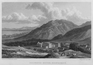 Holyrood House, Edinburgh (gravyr) av William (after) Westall