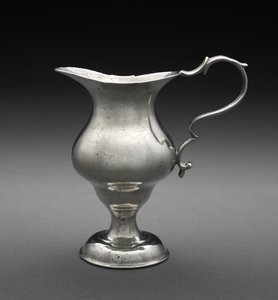 Gräddkruka, ca 1764-98 (tenn) av William (attr.to) Will