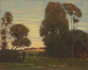 Utan titel franskt landskap, 1905. av William A. Harper