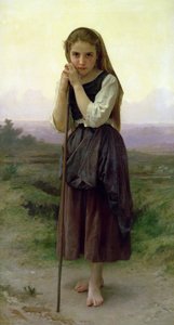 En liten herdinna, 1891 av William Adolphe Bouguereau