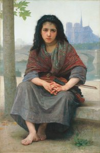 De hemlösa, 1890 av William Adolphe Bouguereau