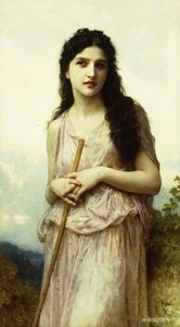 Meditation, 1902 av William Adolphe Bouguereau