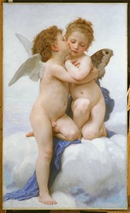 Den första kyssen av William Adolphe Bouguereau