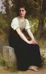 The Song of the Nightingale, ca 1895 (olja på duk) av William Adolphe Bouguereau