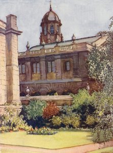 Sheldonian Theatre och Bodleian Library från Rector