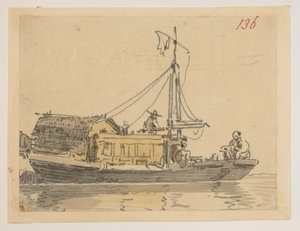136. En skräp, från ett album med 372 teckningar av landskap, kustlinjer, kostymer och vardagsliv gjorda under Lord Macartneys ambassad till kejsaren av Kina, mellan 1792 och 1794 (penna och akvarell på papper) av William Alexander