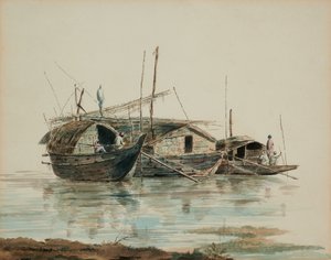 Orientaliska husbåtar av William Alexander