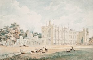 Utsikt från sydvästra, Cassiobury, Hertfordshire av William Alexander