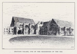 Croydon Palace, en av stämningsmannens residens (gravyr)