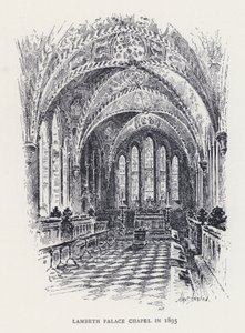 Lambeth Palace Chapel 1895 (gravyr)