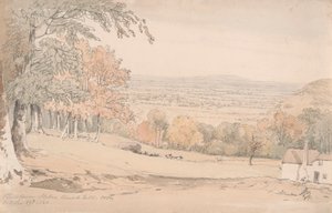 Utsikt från Stokenchurch Hill, Buckinghamshire