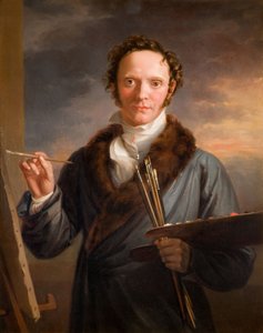 Porträtt av konstnärens självporträtt, 1813-14.
